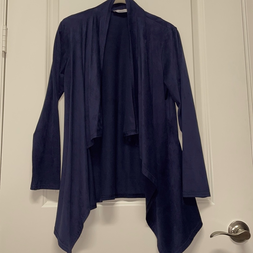 BeFun Italian Spirit sueded open cardigan